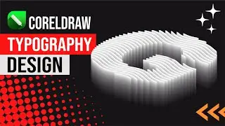 How to Make Typography 3D effect with blend tool in Coreldraw | Corel draw Tips & Tricks