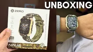 Unboxing Ninja Ultra Rugged Smartwatch by Zero Lifestyle | Best Smartwatch 2023