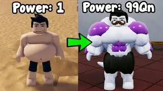 Becoming The Strongest Player In Gym League Roblox!