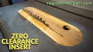 Making Zero Clearance Insert for DeWalt DW745 tablesaw