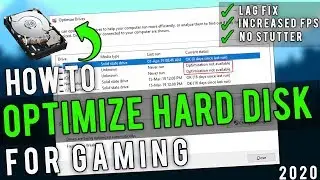 🔧How To Optimize Hard Disk For Gaming ✅  | Loading Time Boost | HDD Boost 2020