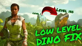 How To FIX LOW LEVEL DINOS IN Ark Survival Ascended on The Island!!!