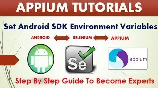 Complete Appium Tutorials | Set Android SDK Environment Variables