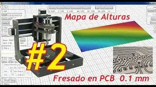 Fresado en PCB - Circuito Gcode con ArtCam - Milling PCB - Parte 2