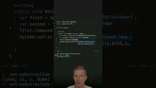 Quick and Ugly: How to Subtract Collections / Sets #java #shorts #coding #airhacks
