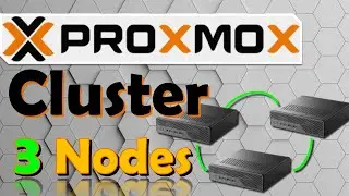 Proxmox CLUSTER. Что это и зачем? Создание кластера из 3 узлов (nodes).