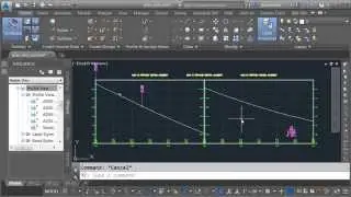 Civil 3D: Creating Split Profile Views