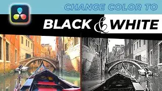 2 Ways to Make a Video BLACK and WHITE in DaVinci Resolve
