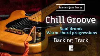 Chill Soul Guitar Backing Track in E major