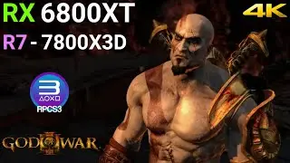 RPCS3 Emulator God Of War 3 4K 60FPS | RX 6800XT + R7 7800X3D