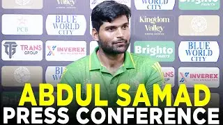 Abdul Samad Press Conference | Markhors vs Panthers | Match 1 | Champions Cup 2024 | M9A1K