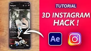 3D POP OUT EFFECT on INSTAGRAM - After Effects VFX Tutorial