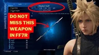 How to Steal Bladed Staff from Chapter 11 Boss Eligor | Aerith's Weapon | FF7R Weapons Expert Trophy
