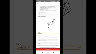 filling up the form in ionic app and converting same filled form in PDF after clicking share button