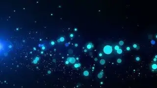 Blue Particles Effect | Black Screen Overlay Effect | Particles Overlay Effect | Dust Particles