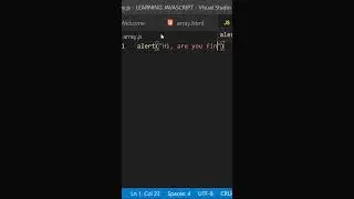 Javascript alert function