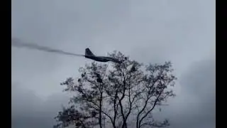 Ukraine Russia war flying mig 29 over ukraine, horrifying visuals