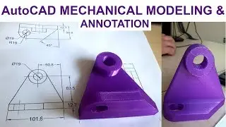 AutoCAD MECHANICAL MODELING AND ANNOTATION | AUTOCAD ANNOMONITOR
