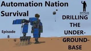 Drilling the Main Base - Automation Survival Episode 8 - Space Engineers