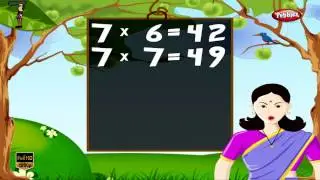 Maths Times Tables HD | Times Tables For Kids | Times Tables Practice | Multiplication Table of 7