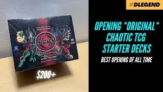 The BEST Chaotic TCG Opening EVER RECORDED! ORIGINAL 1st Edition Starter Decks (Dawn of Perim) 🔥