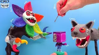 Лепим МИР ДЕНДИ Роблокс 😬 Roblox Dandy's World ▶ Видео Лепка