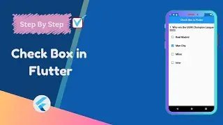 Checkbox in Flutter | How to implement CheckBox in Flutter? | Checkbox Widget Flutter