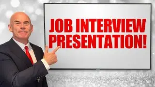 JOB INTERVIEW PRESENTATION! (How To Give A Brilliant Presentation In An INTERVIEW) EXAMPLE INCLUDED!