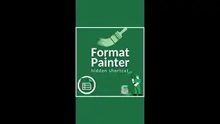 Format Painter Shortcut in Excel