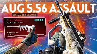 This LOW RECOIL AUG 5.56 Class Setup in Warzone isn't too bad!
