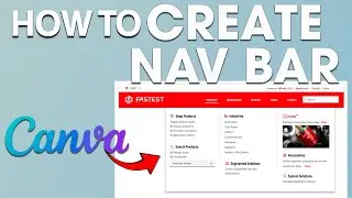 How to Create Navigation Bar in Canva 2024 (Tutorial)