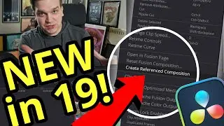 I'm Most Excited for THIS DaVinci Resolve 19 Update! - Reference Compositions-