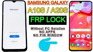 Samsung A10s/A20s Frp Bypass 2023 | FRP Lock 🔒 Remove | Google Account Unlock Without PC Android 11