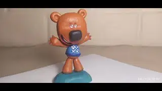 Кеша из мультфильма Ми-ми-мишки. Кеша из пластилина. Мимишки.