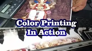 ✔Ink Tank Printer Header in Action A4 Full Page Color