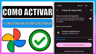 ✅Como activar y sincronizar automaticamente google fotos