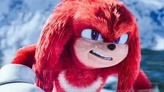 SONIC THE HEDGEHOG 2 - Knuckles vs Sonic Snowboarding Fight (2022) Movie Clip