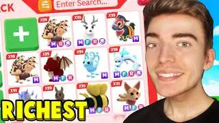 *RICHEST* Adopt Me INVENTORY TOUR! MEGA NEON Legendary Pets And RAREST Roblox Adopt Me Items