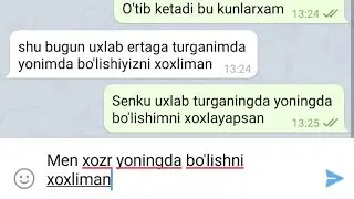 SEVISHGANLAR SUXBATI - MUSOFIR YIGIT SEVGISI SOG'INGAN SEVGILISINI DARDI, BARDISHINGIZ YETSA KO'RING