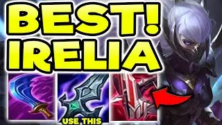 IRELIA TOP 100% SLICES ALL TOPLANERS TO PIECES (CARRY WITH EASE) - S12 Irelia TOP Gameplay Guide