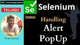 Alerts || Java Alerts in selenium || Pop up handling in selenium || Alerts Handling in selenium