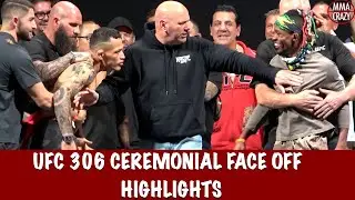 UFC 306: Ceremonial FINAL Face off Highlights