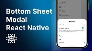 Building Twitter Bottom Sheet with React Native | Tutorial Expo