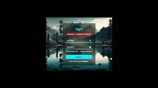 How to make validate Login form using Html Css & javascript