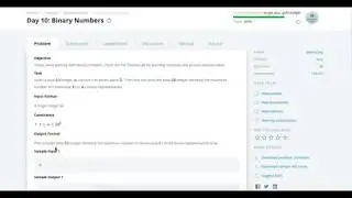 Hackerrank 30 days of code Java 8 Solution: Day 10: Binary Numbers