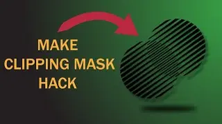 Clipping mask hack logo in Adobe illustrator | tutorial | FH graphic |