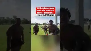 Speed kept beating Ashton Hall in a race 😅 (via @IShowSpeed)