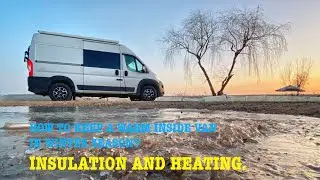 How keep the warm of van in winter season? #insulation and #heating  HD 1080p #diy