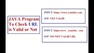 How to check URL is valid or not in java/android