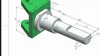 رسم المجسمات الميكانيكية بالاتوكاد ثلاثي الابعاد | Mechanical drawing exercises using AutoCAD 3D.